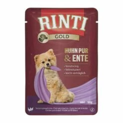 RINTI Gold 10x100g Pouch Mit Huhn Und Ente