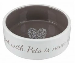 TRIXIE Keramiknapf Pet's Home 0,3l In Creme/taupe